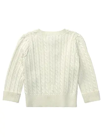 POLO RALPH LAUREN | Gilet en tricot pour bébé | weiss